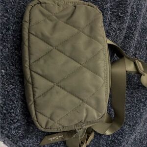 Vera Bradley Olive Quilted Belt Bag